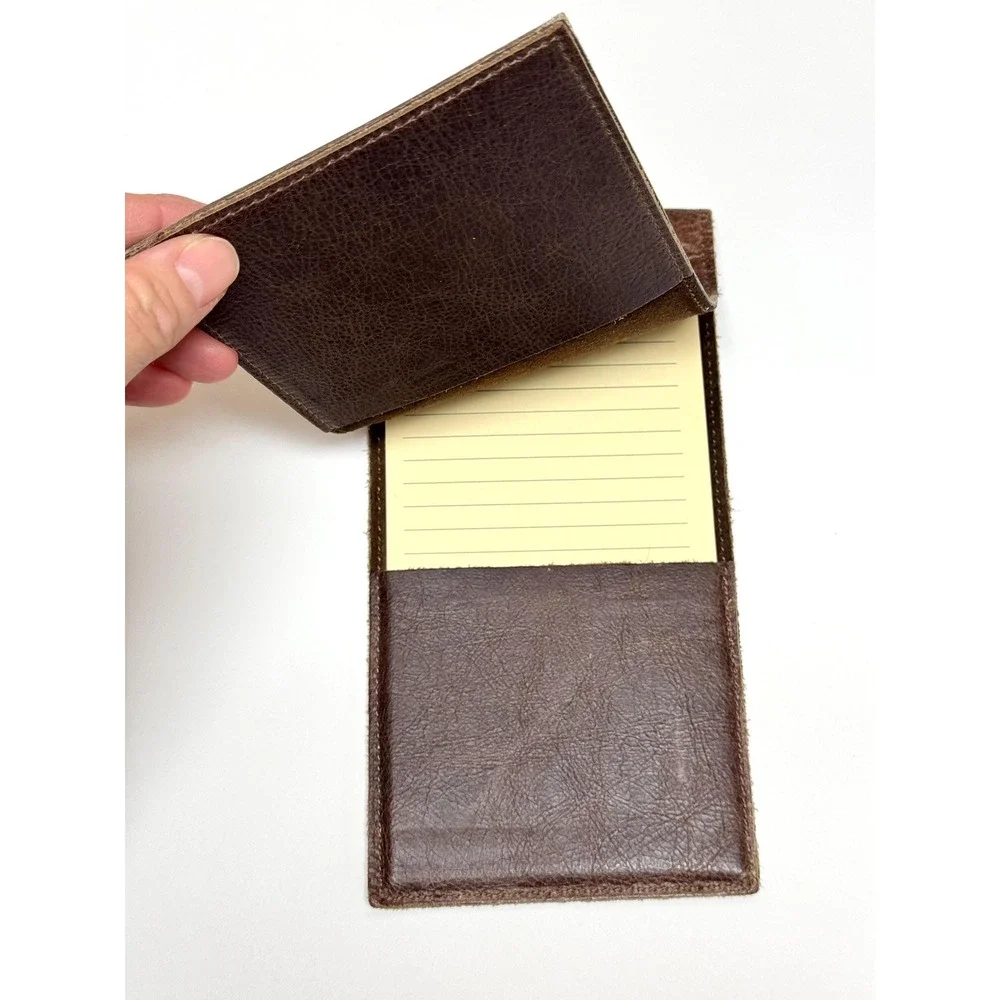 Leather Valero Texas Open Notepad Case: Unapologetically Texan